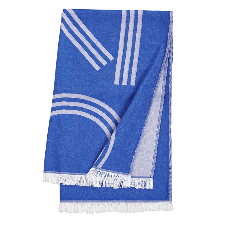 KENZO KPJ-006 KZ logo提花披肩(蓝）单位：条 蓝色